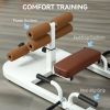 Foldable Sissy Squat Machine Hip Thrust Equipment White