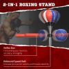 Freestanding Boxing Bag with Reaction Bar & Speed Bag