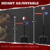 Freestanding Boxing Bag with Reaction Bar & Speed Bag