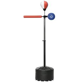 Freestanding Boxing Bag with Reaction Bar & Speed Bag (Option: Black, Red, Blue-855x200x200 mm)