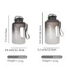 Gradient Sports Water Jug with Time Markers