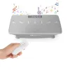 Gray Full Body Vibration Plate - 10 Speeds & 440 LBS Capacity