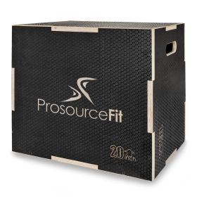 3-in-1 Wood Power Grip Plyometric Box (Option: 24/16/20)