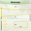32'x3' Volleyball Net with Anti-Sag Winch