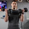 Hex Dumbbell Set of 2 – Rubber Weights with Non Slip Handles