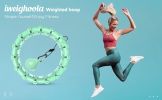 Smart Adjustable Weighted Fitness Hula Hoop