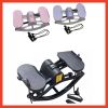 Silent Side-to-Side Swing Stepper with Bands & Counter | Compact Gym