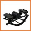 Silent Side-to-Side Swing Stepper with Bands & Counter | Compact Gym