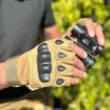 JupiterGear Tactical Fingerless Gloves for Airsoft & Sports