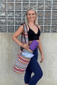 JupiterGear Yoga Mat Tote Bag with Large Storage Pockets (Color: Totum)