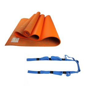 Jute Premium Eco Yoga Mat – Natural, Non Slip, Sustainable Yoga & Fitness Mat (Material: PER Polymer Resin + Jute, Color: orange)