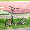 Kids Kick Scooter – Adjustable Handlebar, Dual Rear Brakes & Inflatable Wheels