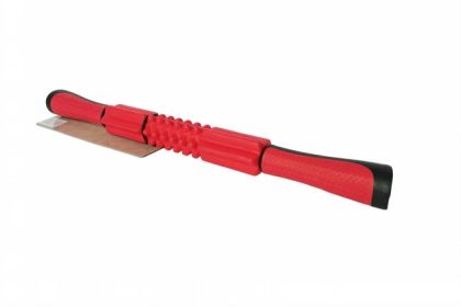 Knuckle Point Massage Stick – 3× Deep Tissue Trigger Point Rollers for Muscle Relief, Recovery & Mobility Training (Material: EVA, PP, TPR, Color: Red)