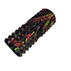 Tie Dye Lactic Muscle Release Foam Roller – Deep Tissue Recovery, Mobility Training & Myofascial Release (Material: EVA, Color: Black Tie-Dye)