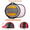 Leather Baseball Cap Bicycle Helmet with UV Visor | Adjustable