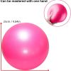 9.8" Mini Pilates Yoga Ball with Inflatable Straw