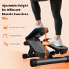 Mini Stepper with Resistance Bands | Compact Home Fitness