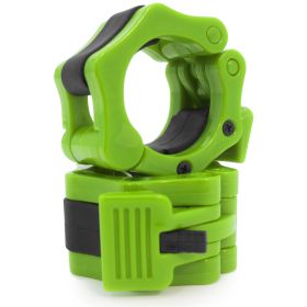 Olympic Barbell Clamp Collars (Option: Lime)