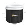 Black Portable Cold Plunge Ice Bath