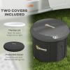 Black Portable Cold Plunge Ice Bath