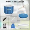 Blue Portable Cold Plunge Ice Bath