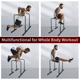 Heavy Duty Power Tower & Pull Up Bar Station (Option: Black)