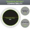 12' Trampoline Mat for 5.5" Springs-Green