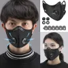 Reusable Cycling Half-Face Mask | Filter Included (Black)