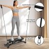Indoor Sliding Ski Simulator with Resistance Bands | Home Gym