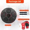Smart Music Boxing Machine - LED Wall Punching Pad & Gloves
