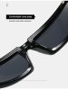 Steampunk Y2K Silver Mirror Sport Sunglasses
