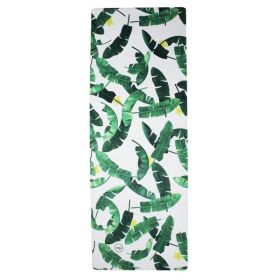 Suede & Natural Rubber Travel Yoga Mat – Ultra Grip, Eco Friendly, Lightweight for On the Go Practice (Material: Microfiber, Natural Fiber, Color: Leaf)