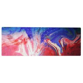 Suede & Natural Rubber Travel Yoga Mat – Ultra Grip, Eco Friendly, Lightweight for On the Go Practice (Material: Microfiber, Natural Fiber, Color: US Flag)