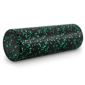 High Density Speckled Foam Roller Black/Green (Option: 18x16-in)