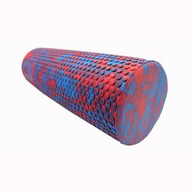 Taffy Honey Comb EVA Foam Roller – Deep Tissue Massage Roller for Muscle Recovery & Mobility Training – Green-Black (Material: EVA Foam, Color: red-blue)