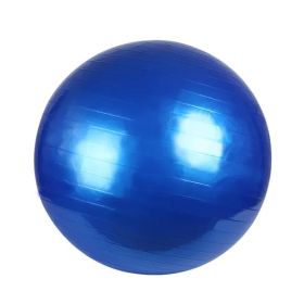 Thick Anti-Burst PVC Fitness Yoga Ball (Color: Blue, size: 65cm/25.6in)