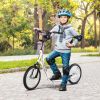 Toddler Kick Scooter –  Adjustable Handlebar, Dual Brakes & Inflatable Wheels