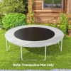 12' Trampoline Mat for 5.5" Springs-Black