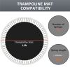 12' Trampoline Mat for 5.5" Springs-Black