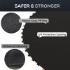 12' Trampoline Mat for 5.5" Springs-Black