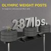 Vertical Leg Press Machine Adjustable 1" Plate Load