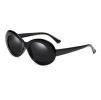 Unisex Retro Oval Clout Goggles - Vintage Sunglasses