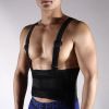 Adjustable Weightlifting Belt with Shoulder Strap Support