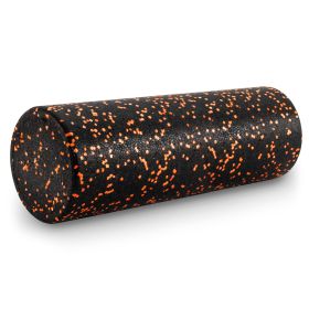 High Density Speckled Foam Roller Black/Orange (Option: 18x16-in)