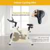 Silent Magnetic Indoor Stationary Bike with Belt Drive & LCD