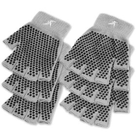 Grippy Yoga Gloves, (Option: Gray, 3PK)